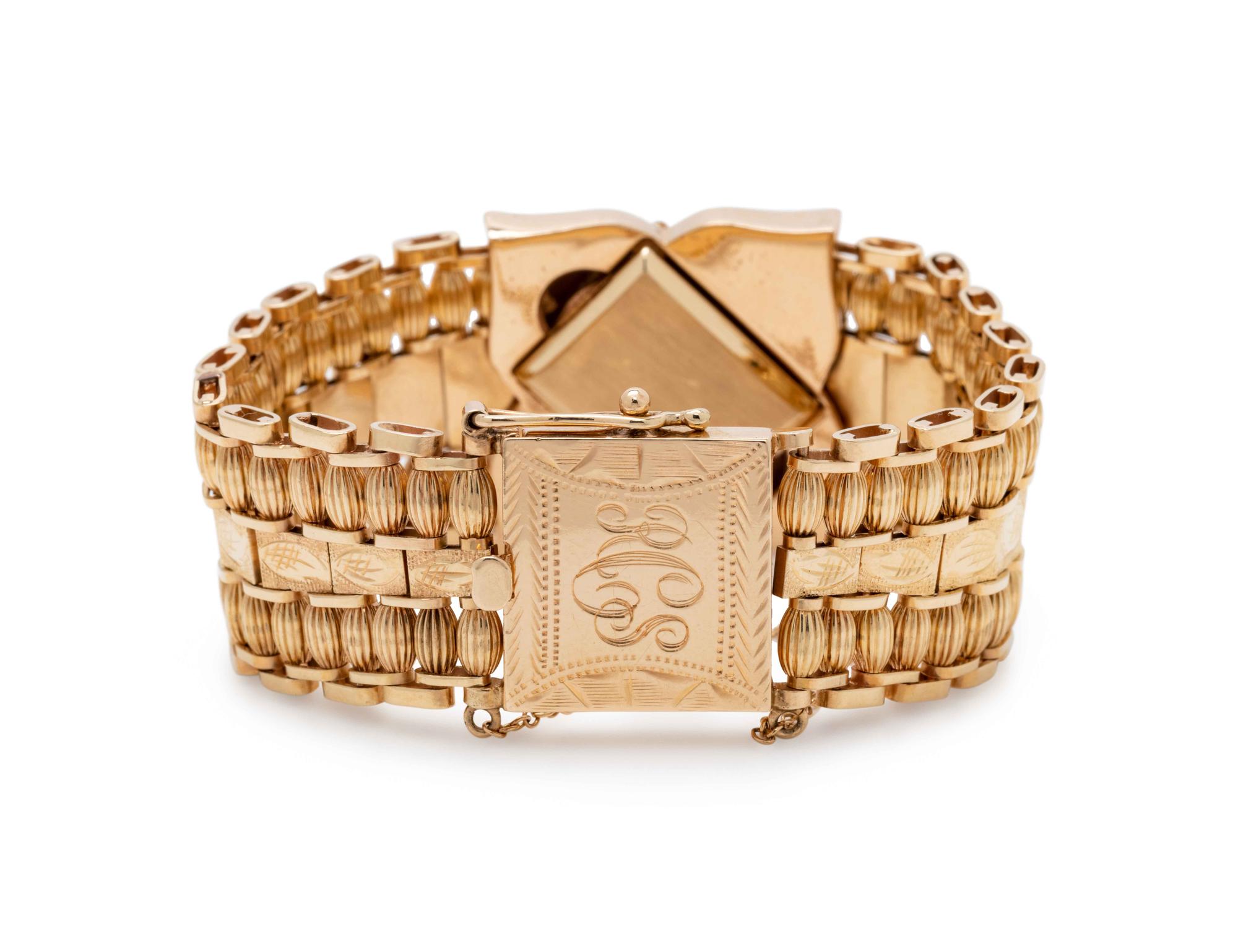 BARA, YELLOW GOLD SURPRISE WATCH