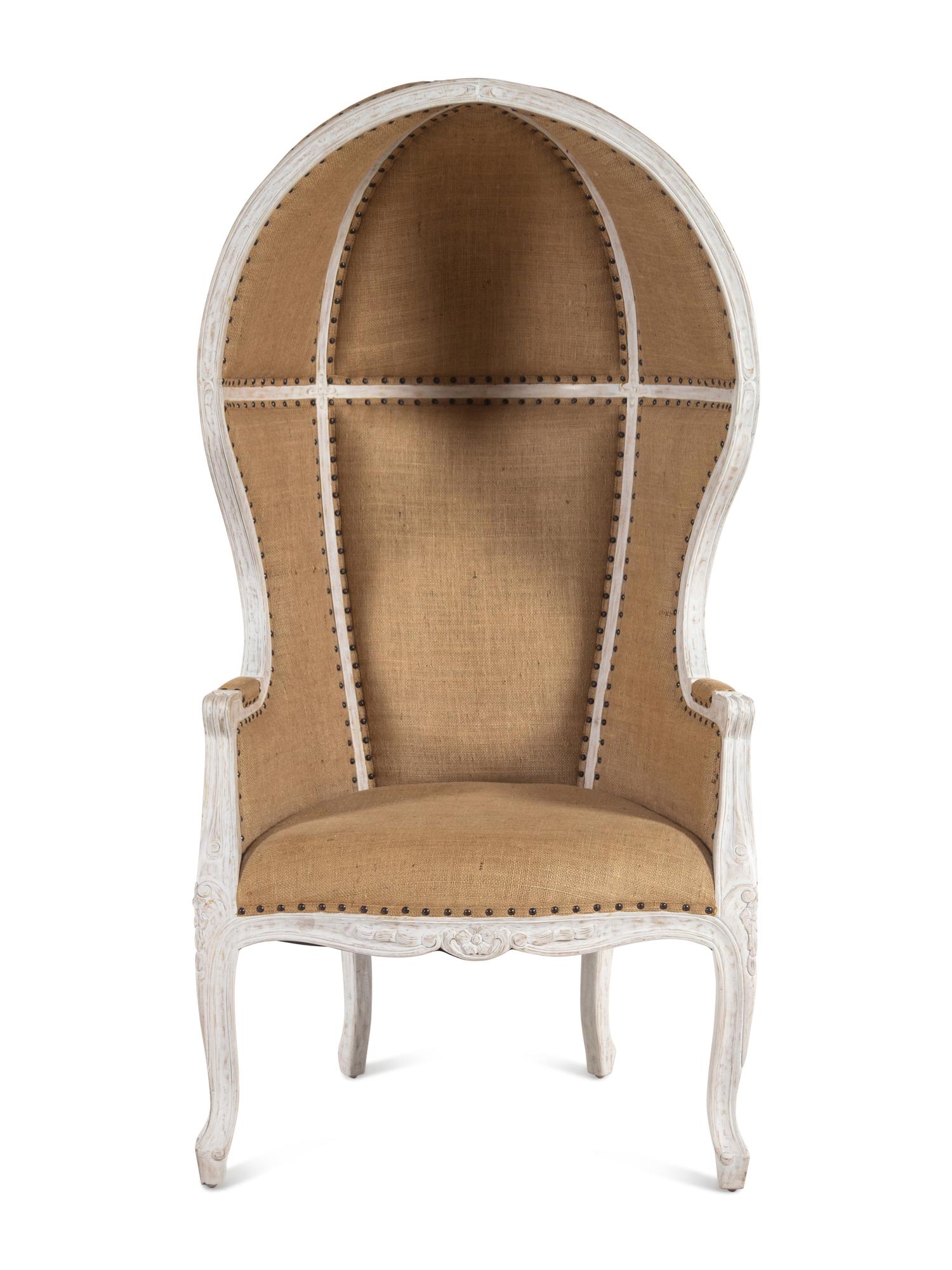 A Louis XV Style White Painted Guérite
