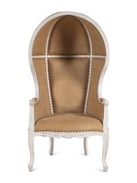 A Louis XV Style White Painted Guérite