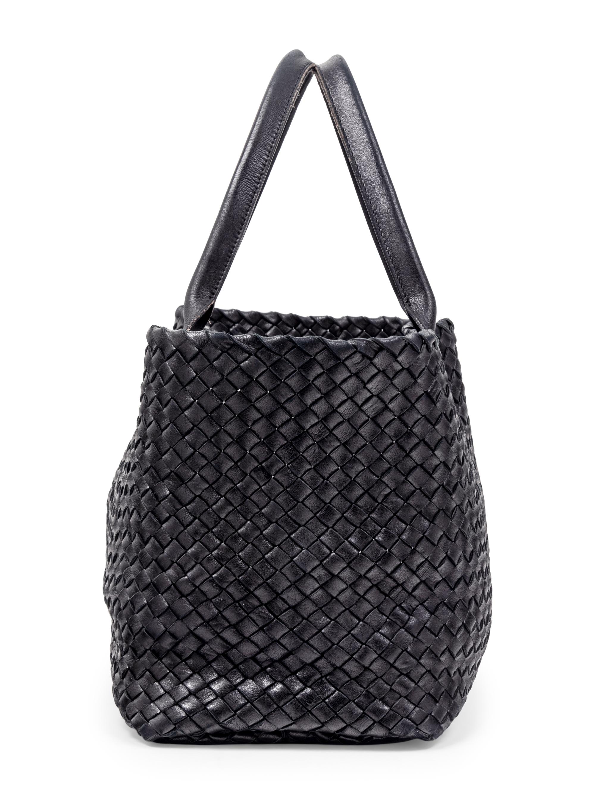 Bottega Veneta Limited Edition Intrecciato Leather Medium Cabat Tote Bag