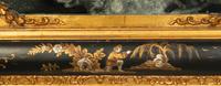 A French Chinoiserie-Decorated Giltwood Mirror