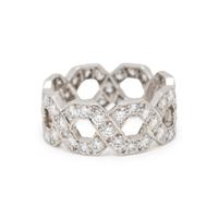 TIFFANY & CO., PLATINUM AND DIAMOND BAND