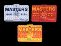 A Group of Three Jack Nicklaus Augusta National Masters Championship Badges,