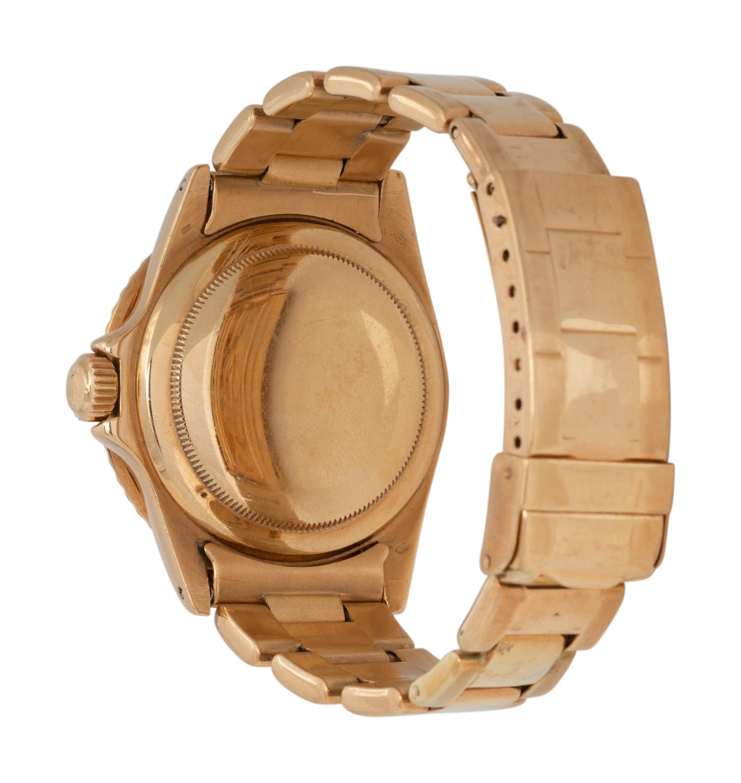 ROLEX, REF. 1680 18K YELLOW GOLD 'SUBMARINER' WATCH