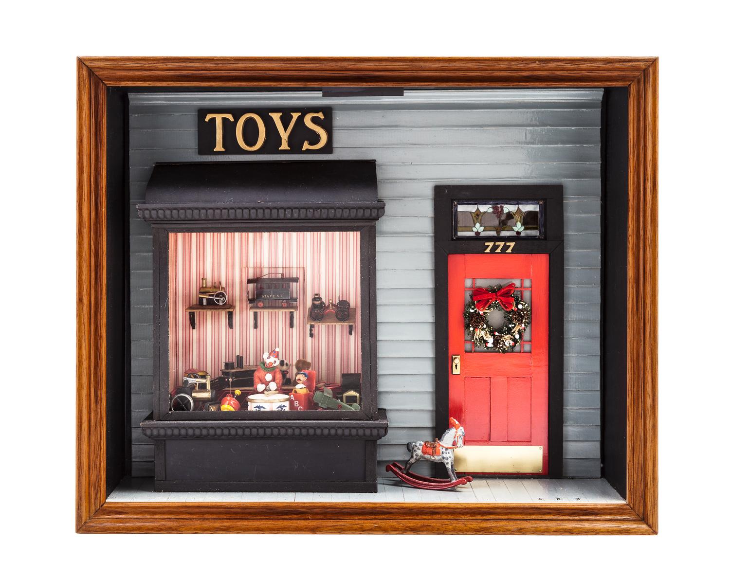 Two American Dioramas Width of wider 15 1/2 inches. — 20TH CENTURY