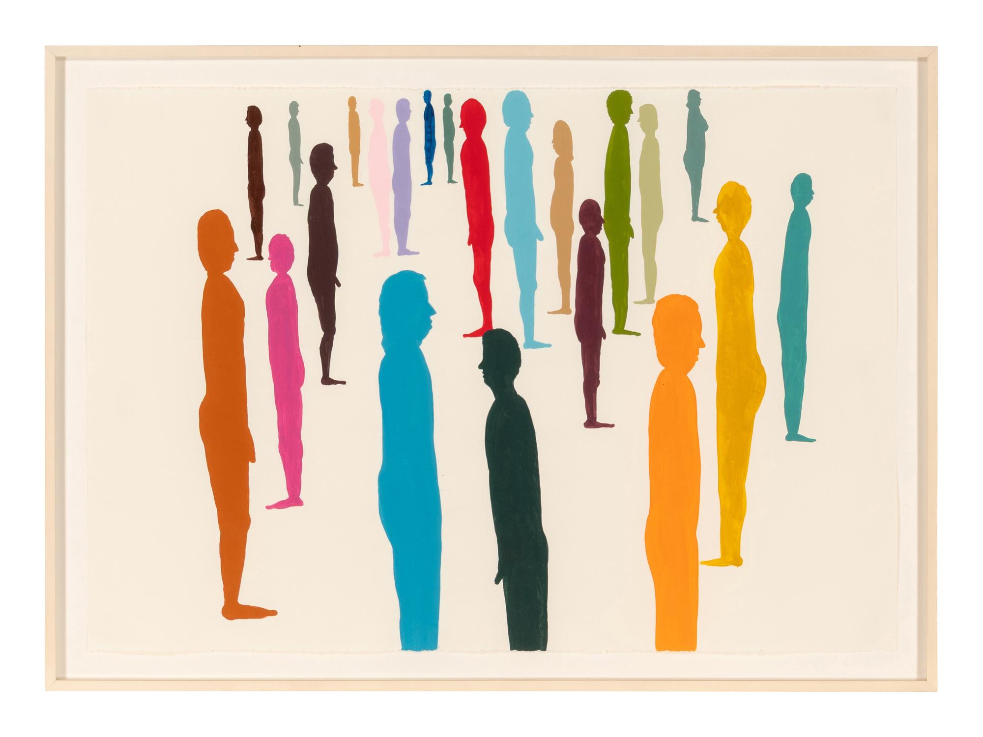 Untitled (Figures in Profile) , 2002