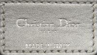 Christian Dior, Silver Canvas Quilted Tote