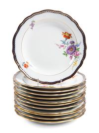 A Meissen Porcelain Dinner Service