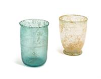 Two Roman Glass Beakers