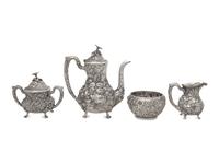 An American Silver Three-Piece Tea Service