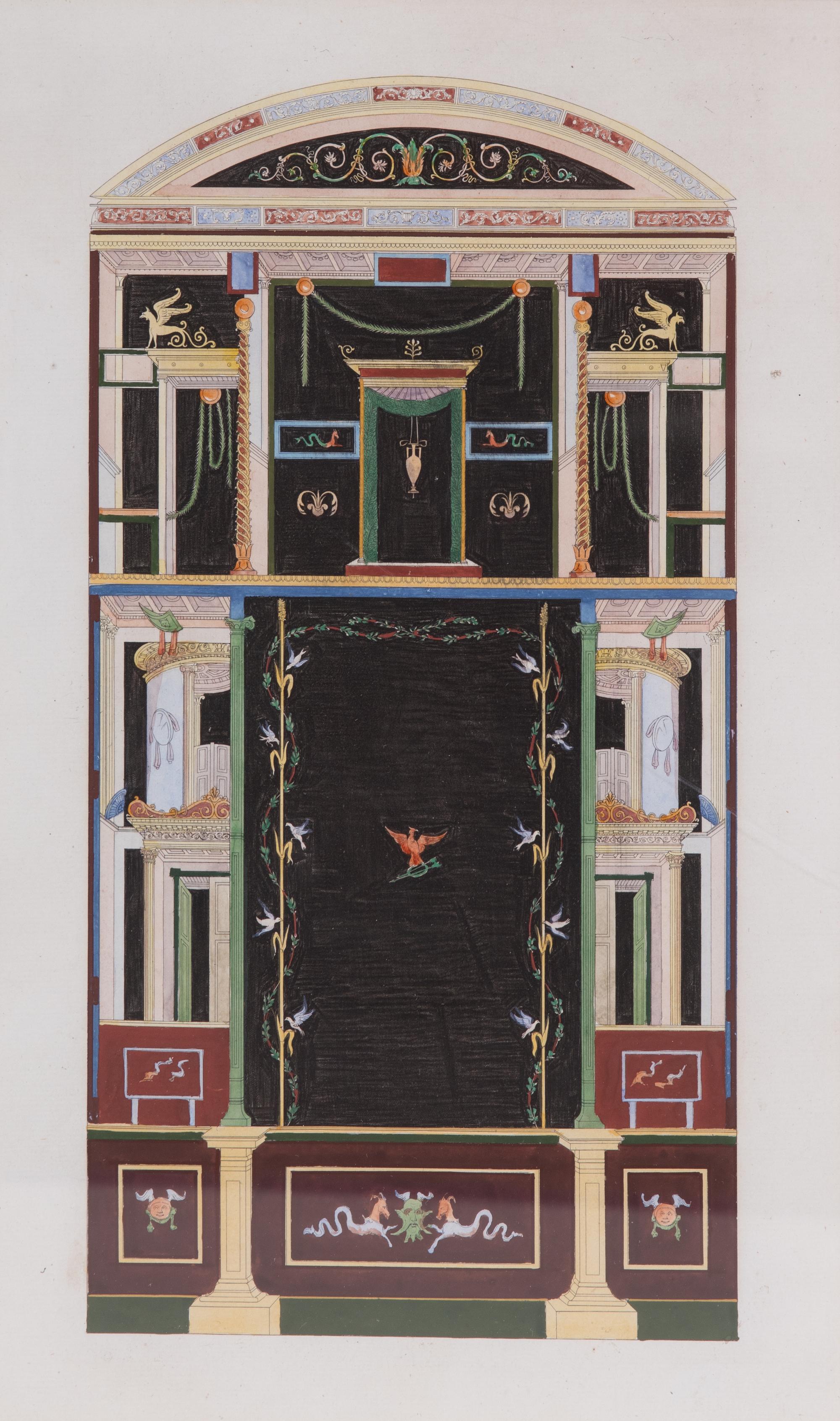 A Collection of Hand-Colored Engravings by Jules Frederic Bouchet Framed 20 3/4 x 16 3/4 inches. — (French, 1799-1860)