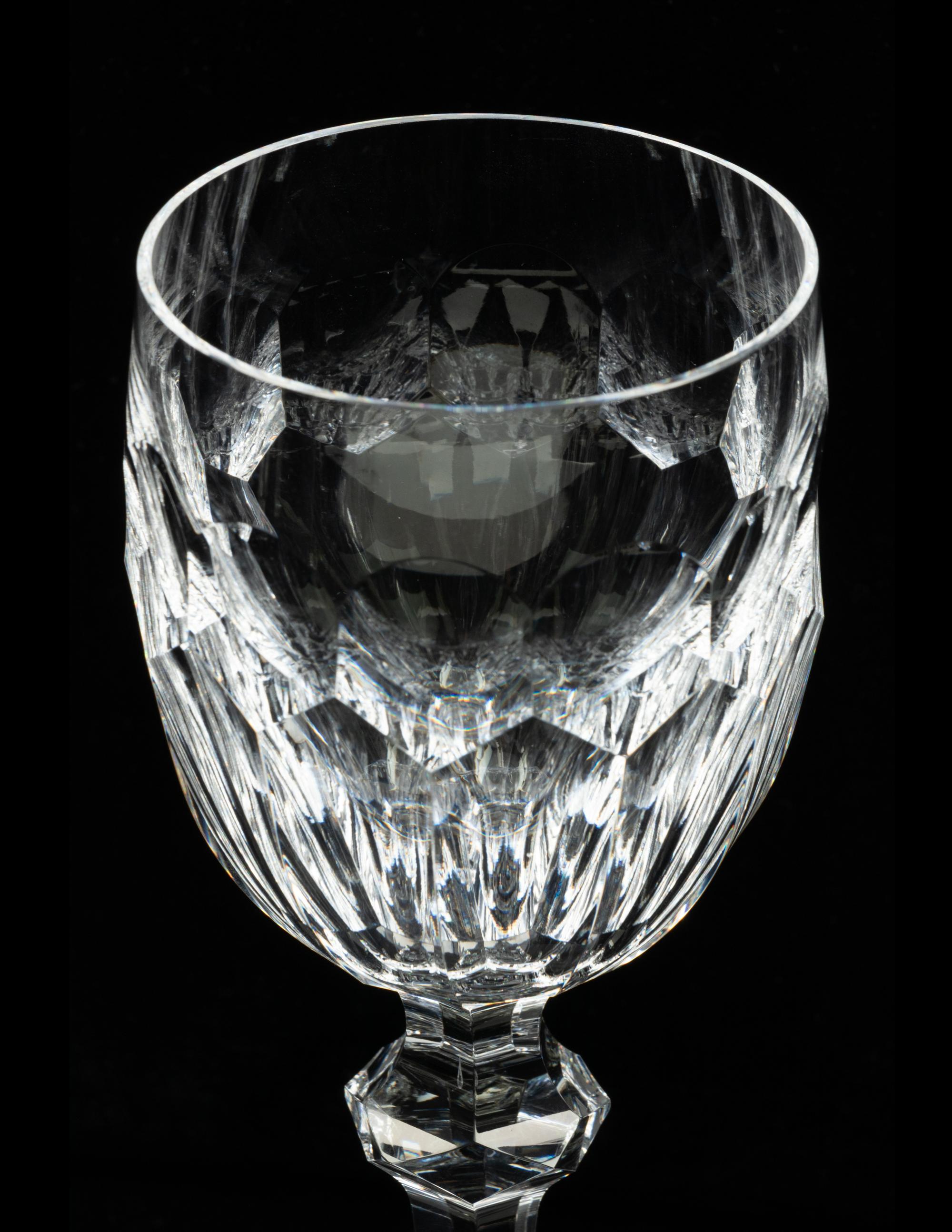 A Set of Twelve Waterford Curraghmore Water Goblets