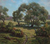 Ellis G Brant, (Wisconsin, 1893-1968), Country Landscape
