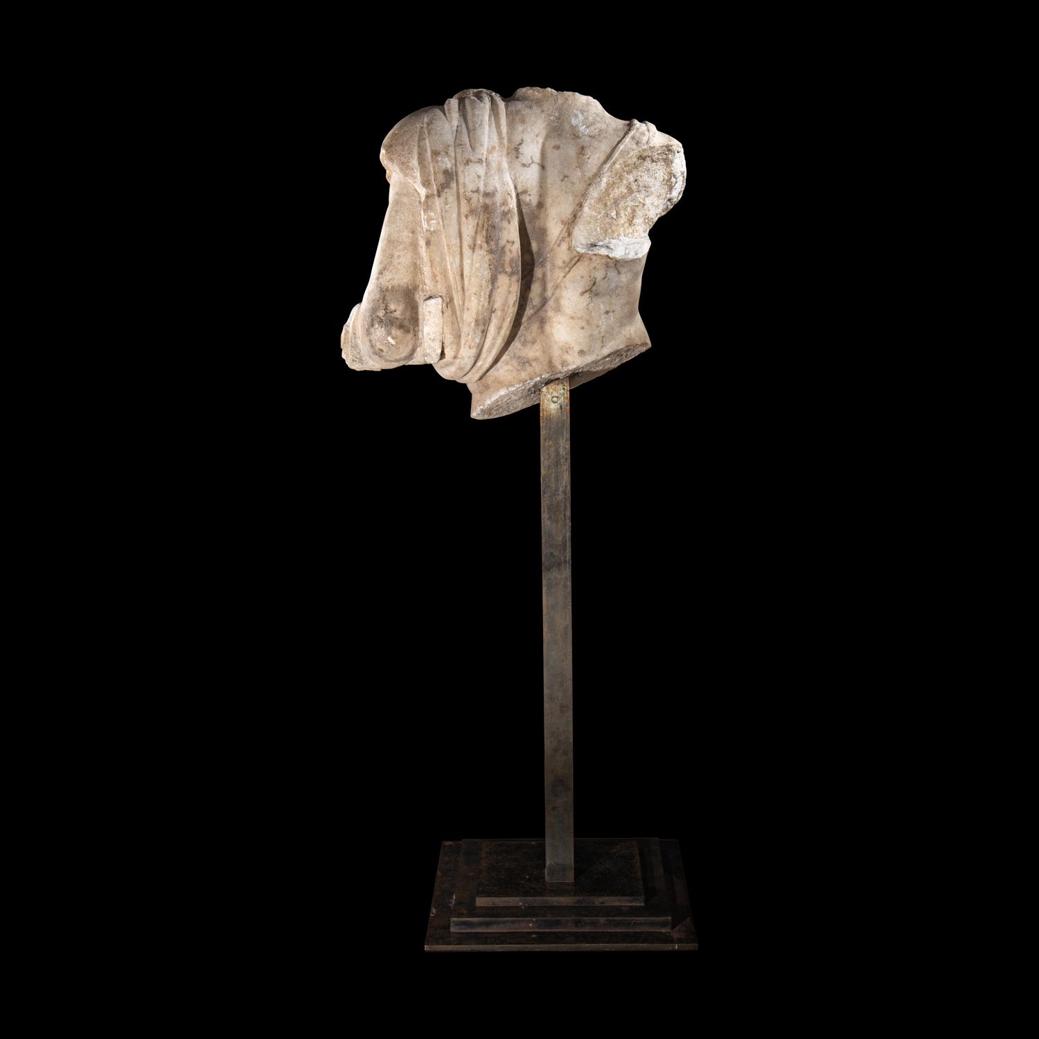 An Over-Lifesized Roman Marble Torso