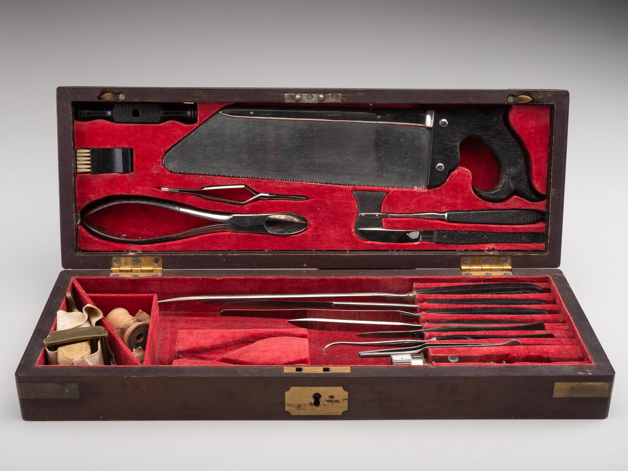[CIVIL WAR]. War-period amputation kit by H. Hernstein, New York.