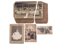 [EARLY PHOTOGRAPHY - PORTRAITURE]. A group of 7 photographs featuring African American subjects, including: