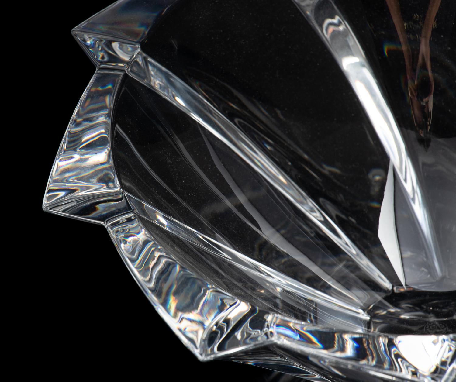 A Baccarat Objectif Crystal Bowl