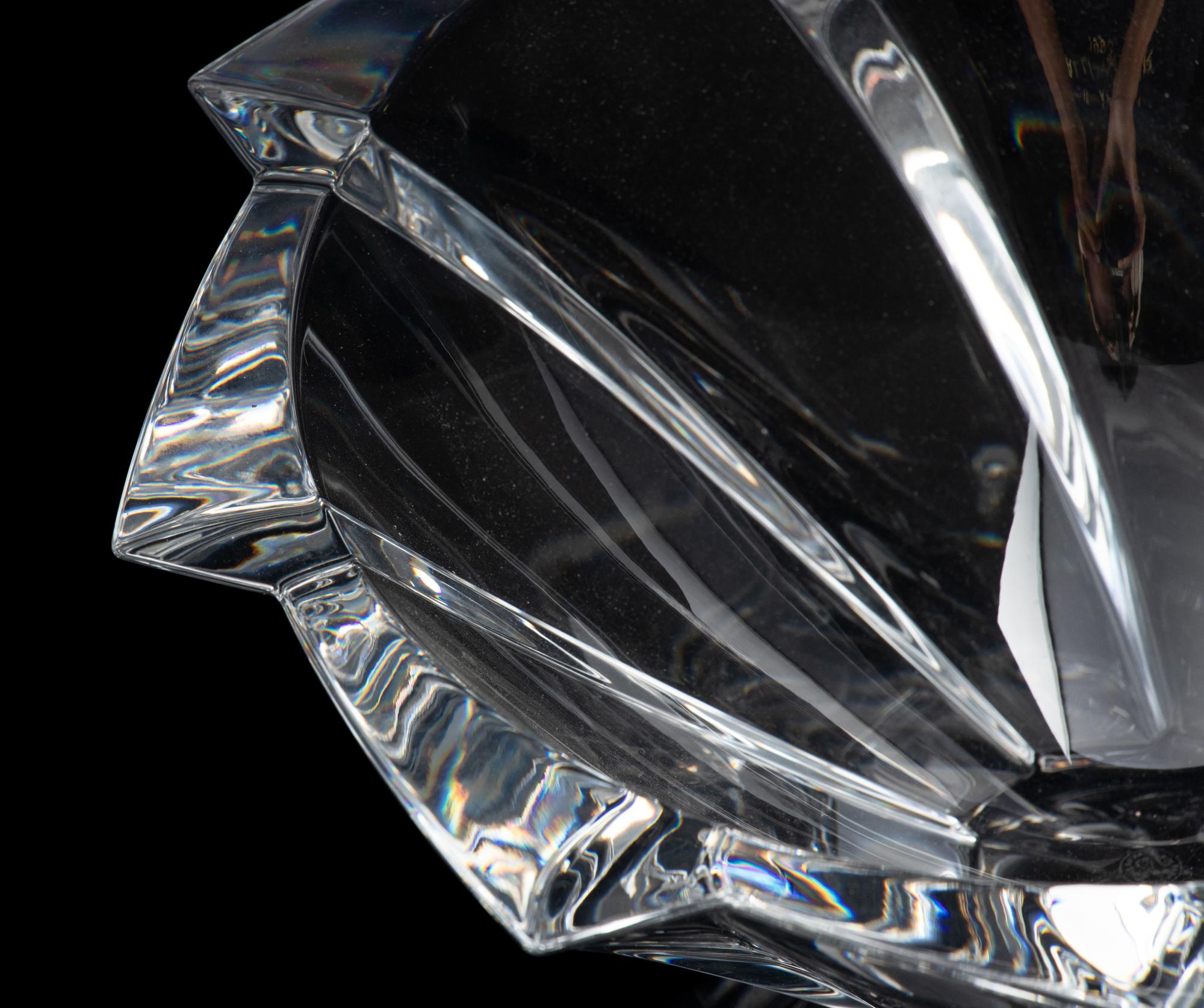 A Baccarat Objectif Crystal Bowl
