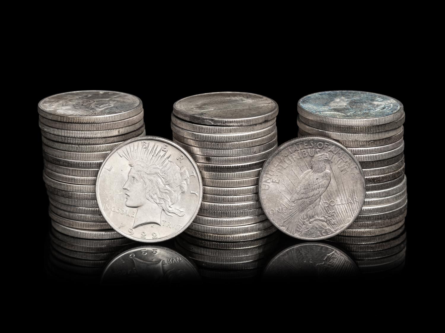 Fifty Peace $1 Coins