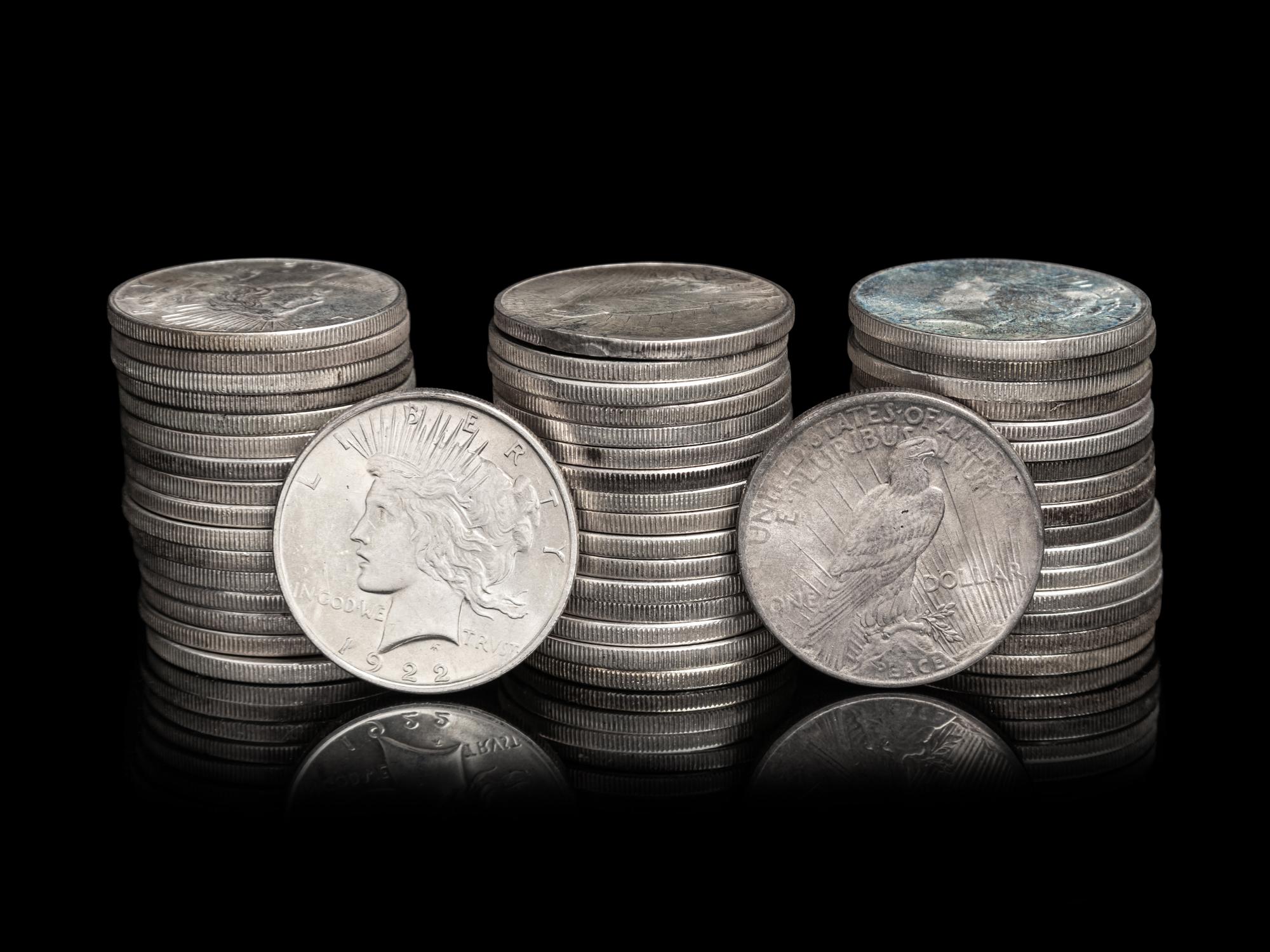 Fifty Peace $1 Coins