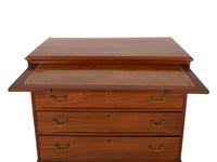 A George III Style Mahogany Bachelor's Chest with Pull-out Slide