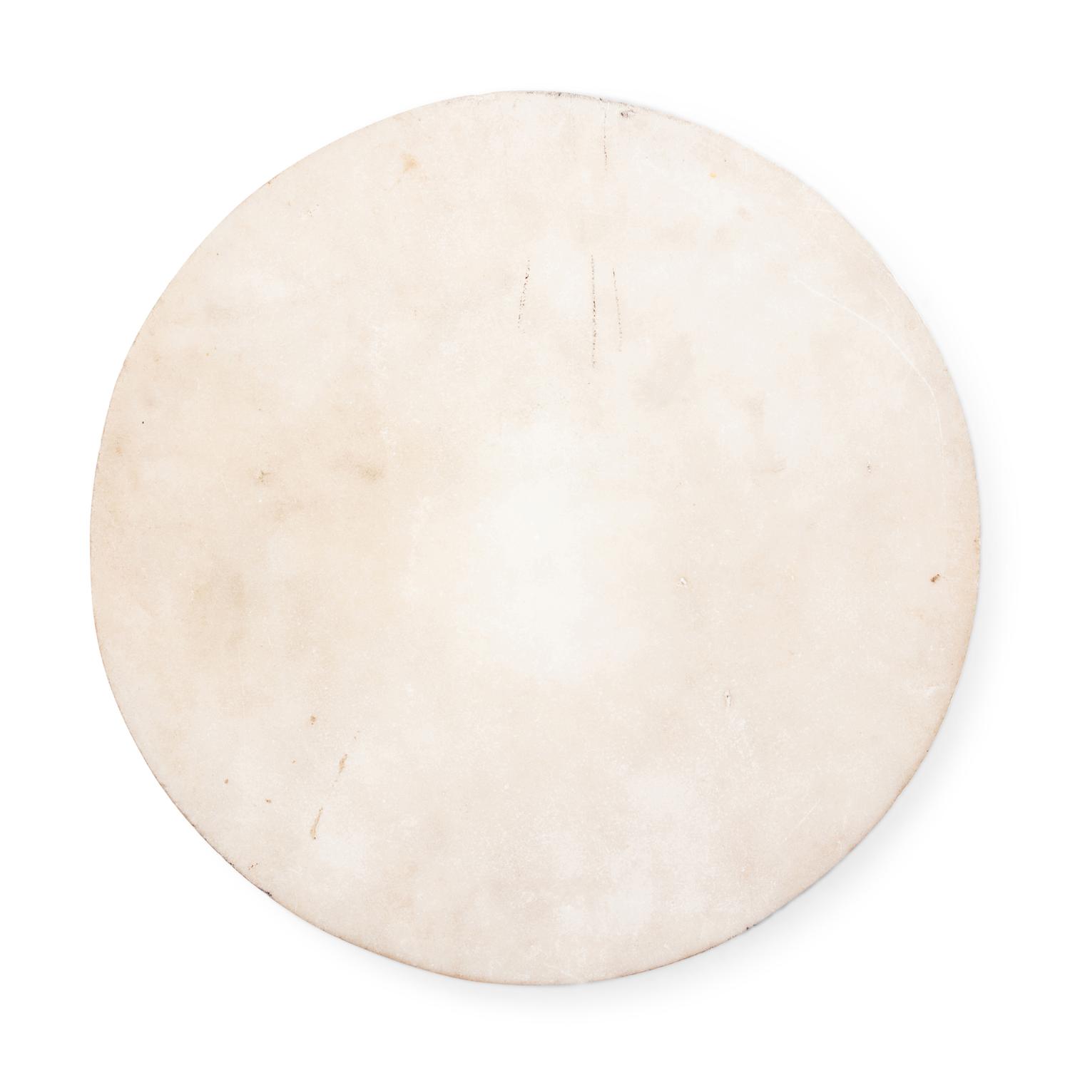A Continental Carved Marble Profile Medallion
