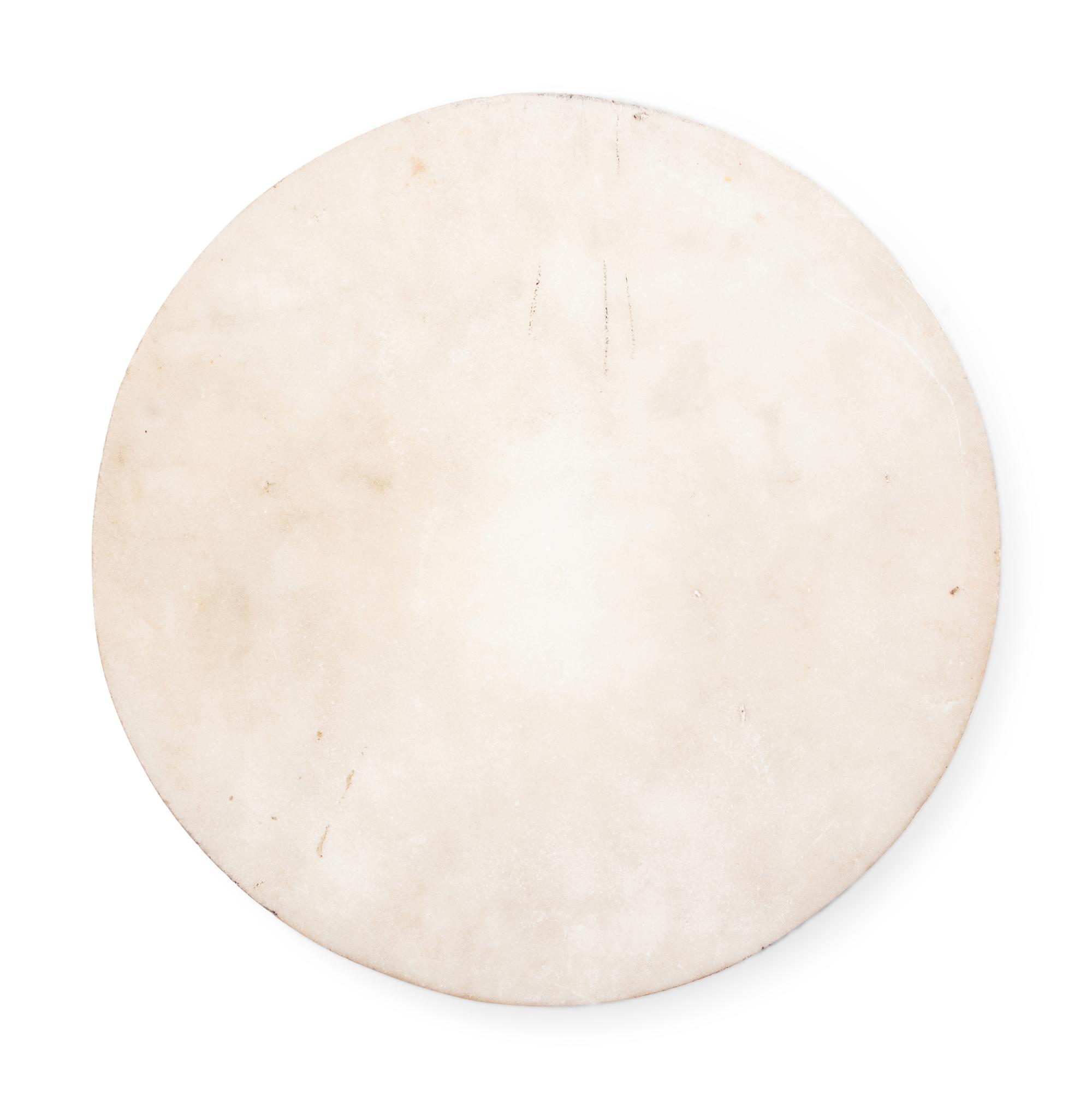 A Continental Carved Marble Profile Medallion