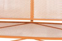 A Modernist Painted Steel Garden Bench