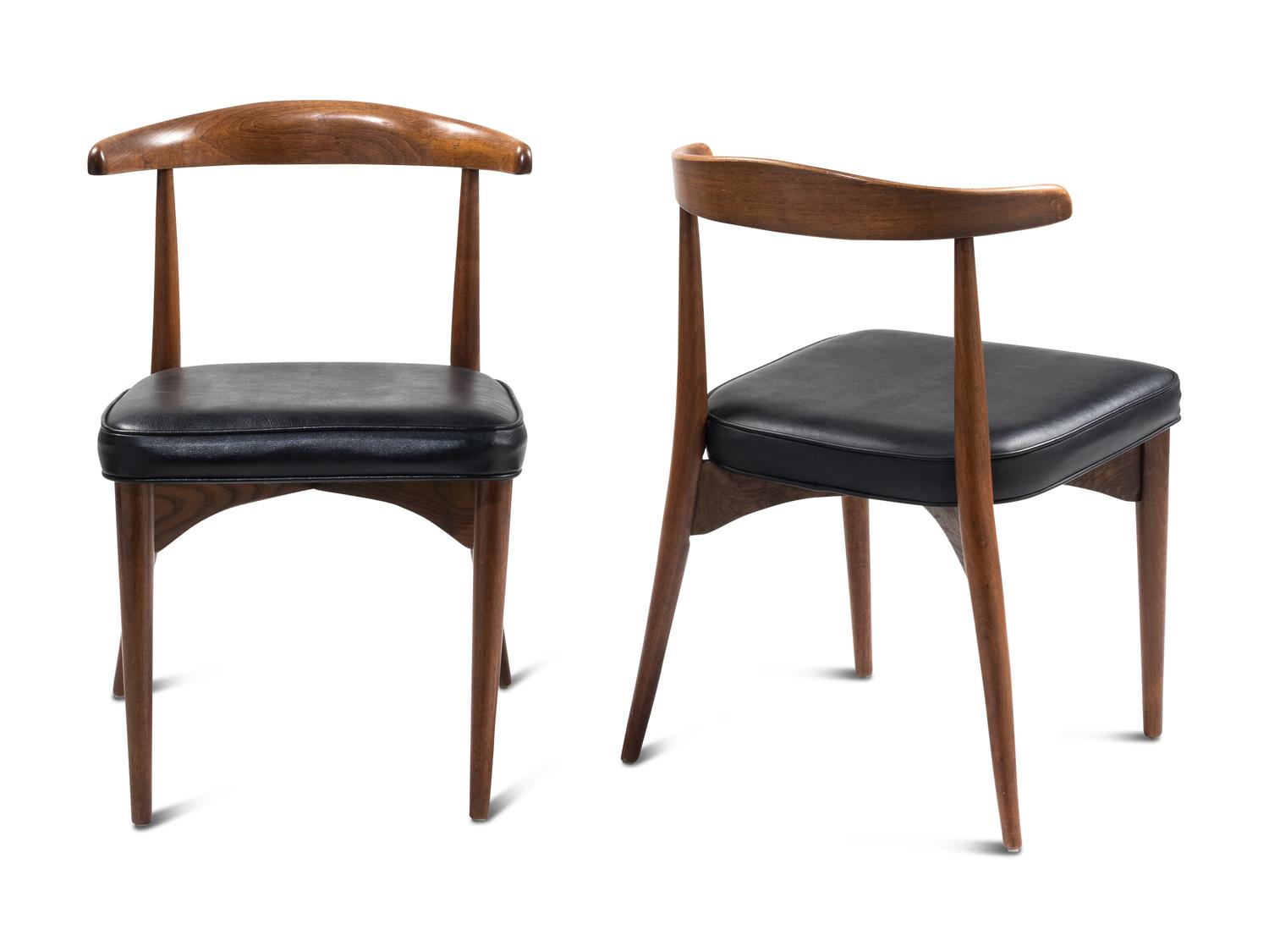 Set of Four Dining Chairs, c. 1960 Nemschoff, USA