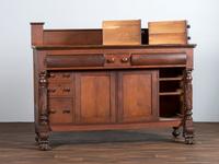 AWAITING DONATION - A Classical Carved and Stained Cherrywood Sideboard