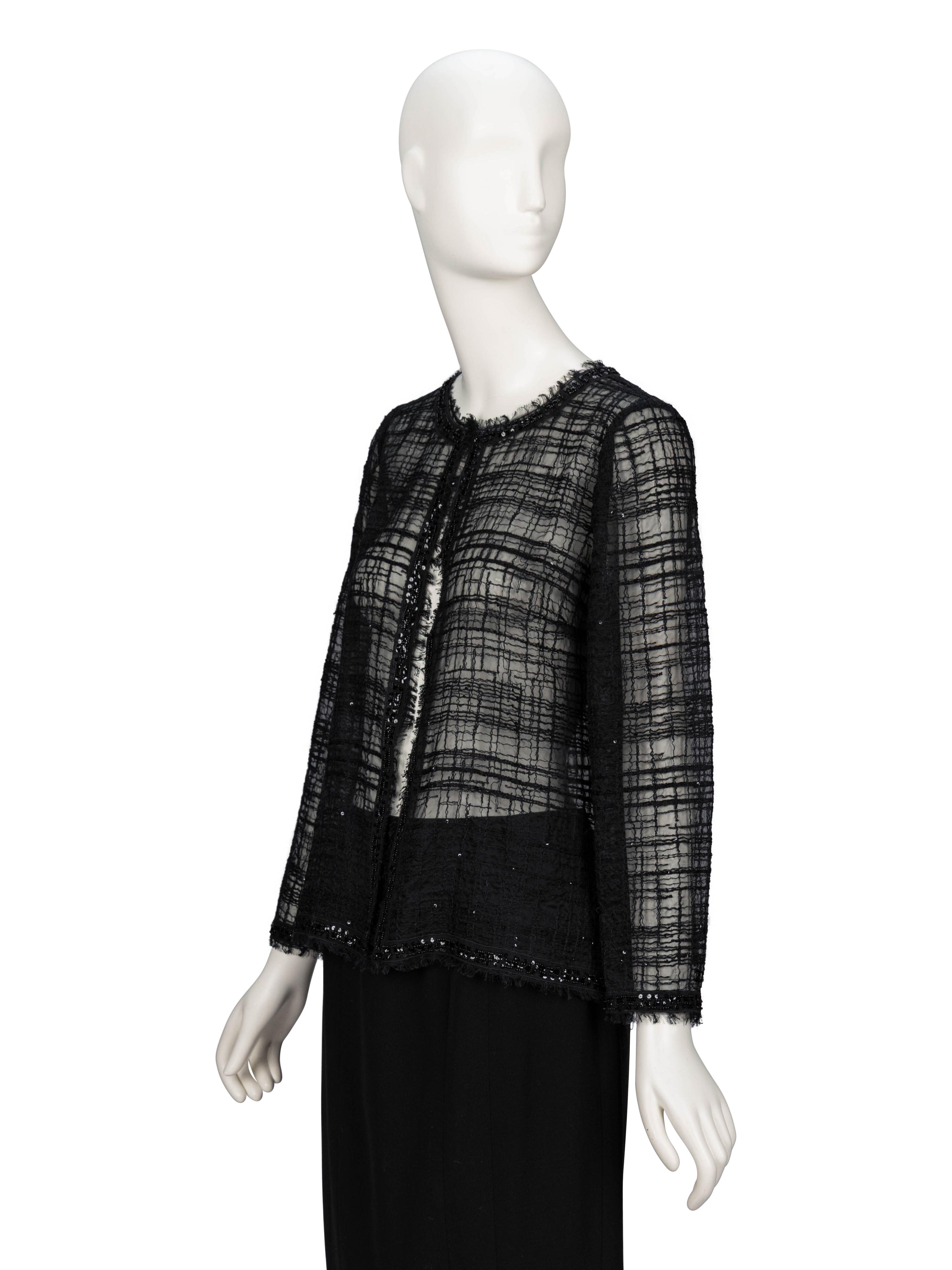 Chanel, Sheer Cardigan Jacket