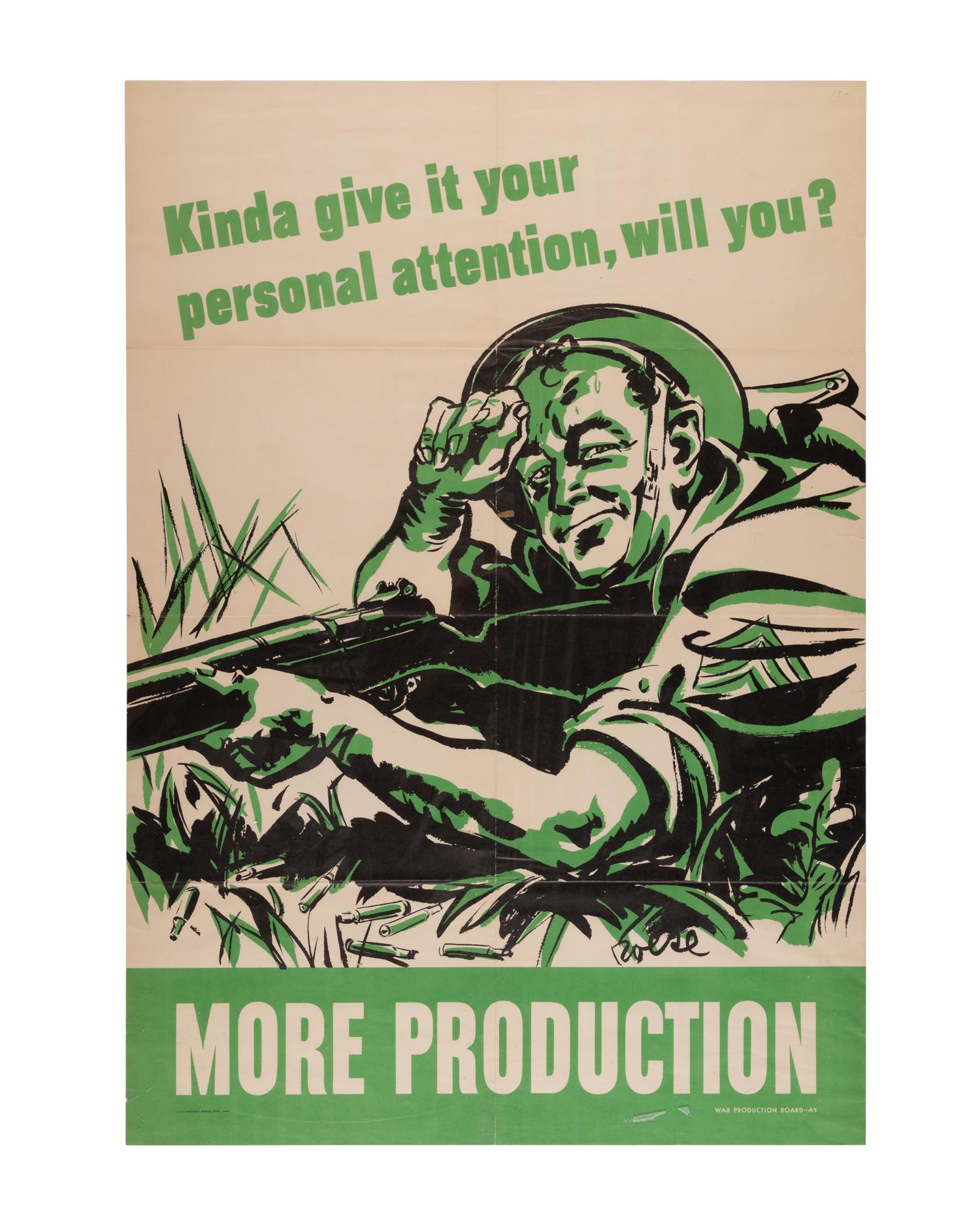 [WORLD WAR II]. A group of 8 posters, comprising: