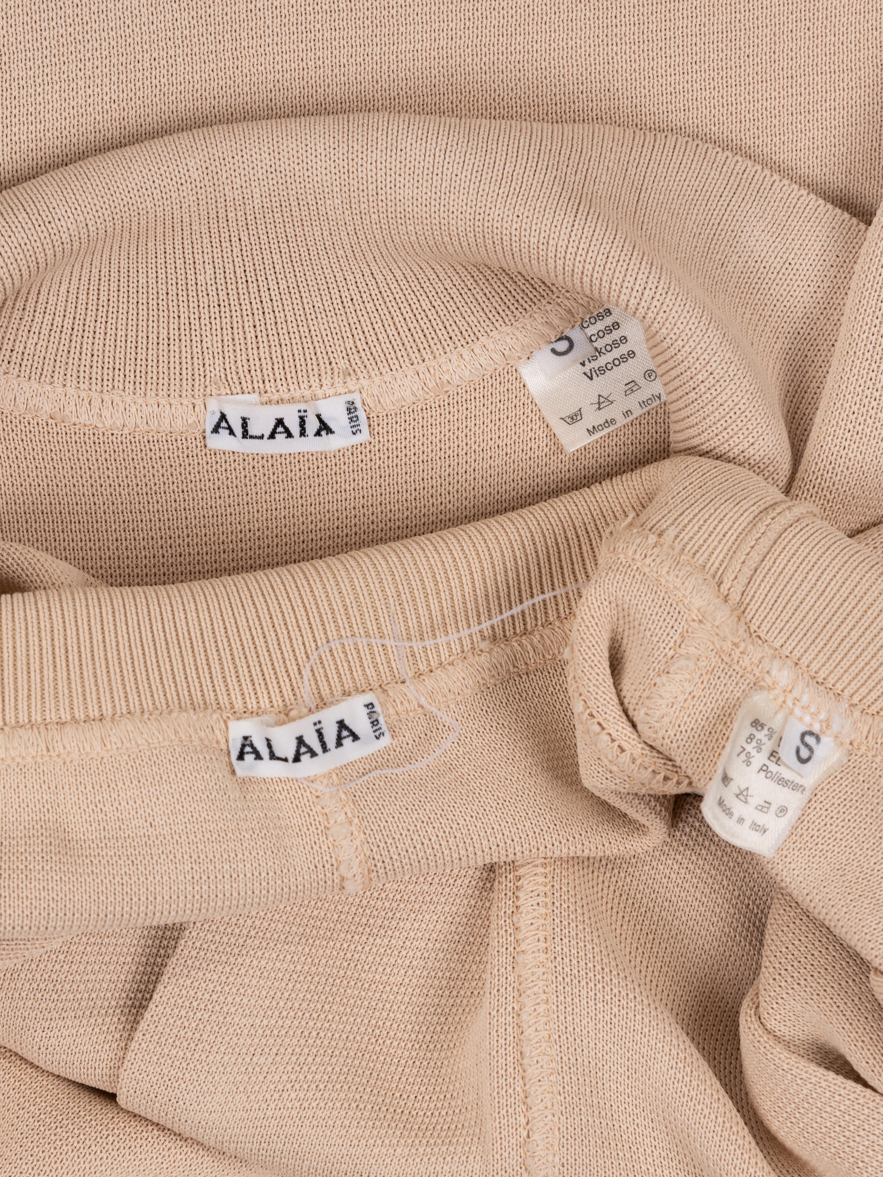 Alaïa Knit Two-Piece Ensemble, 1980-90s
