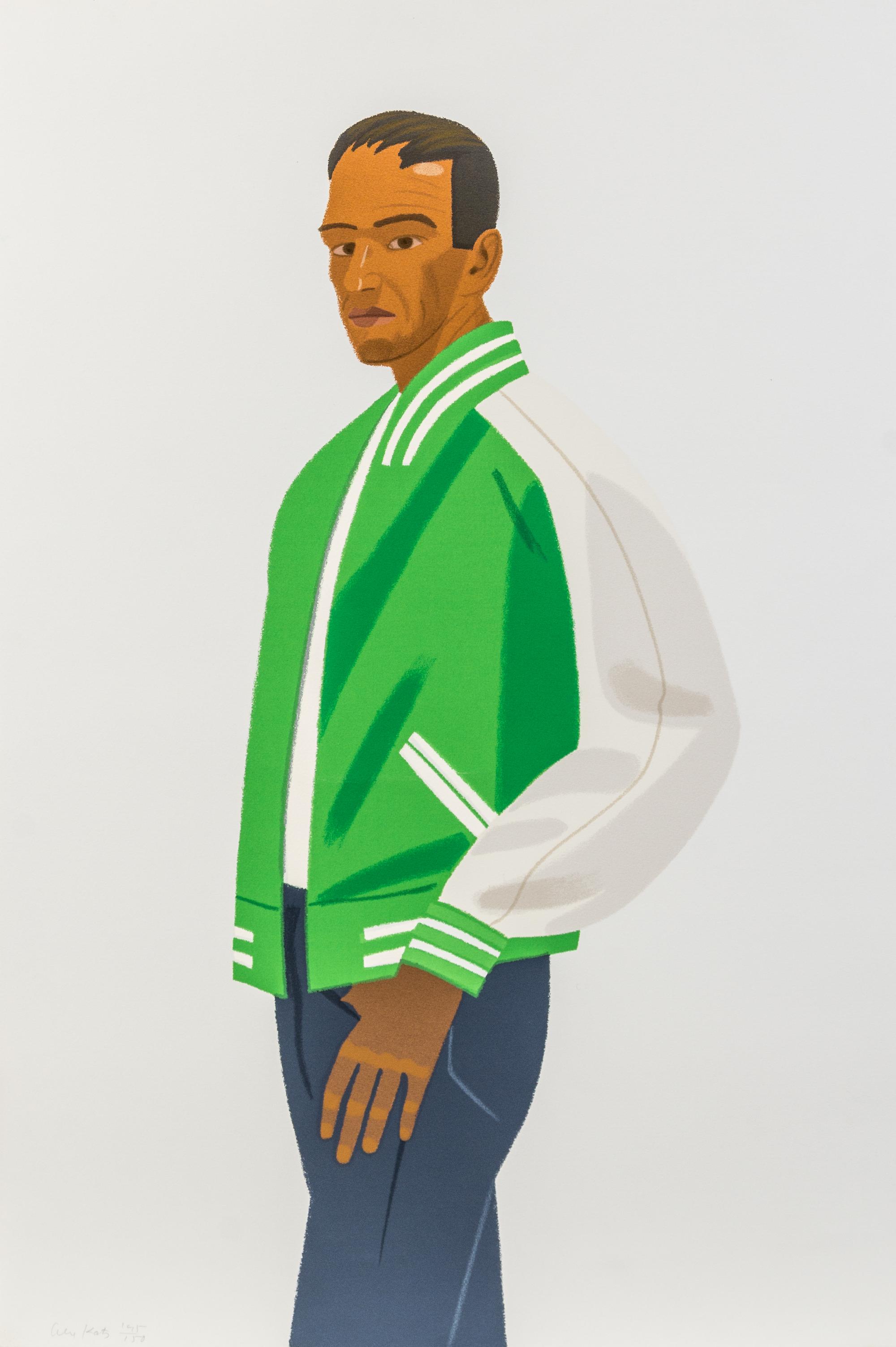 Alex Katz, (American, b. 1927), The Green Jacket, 1990