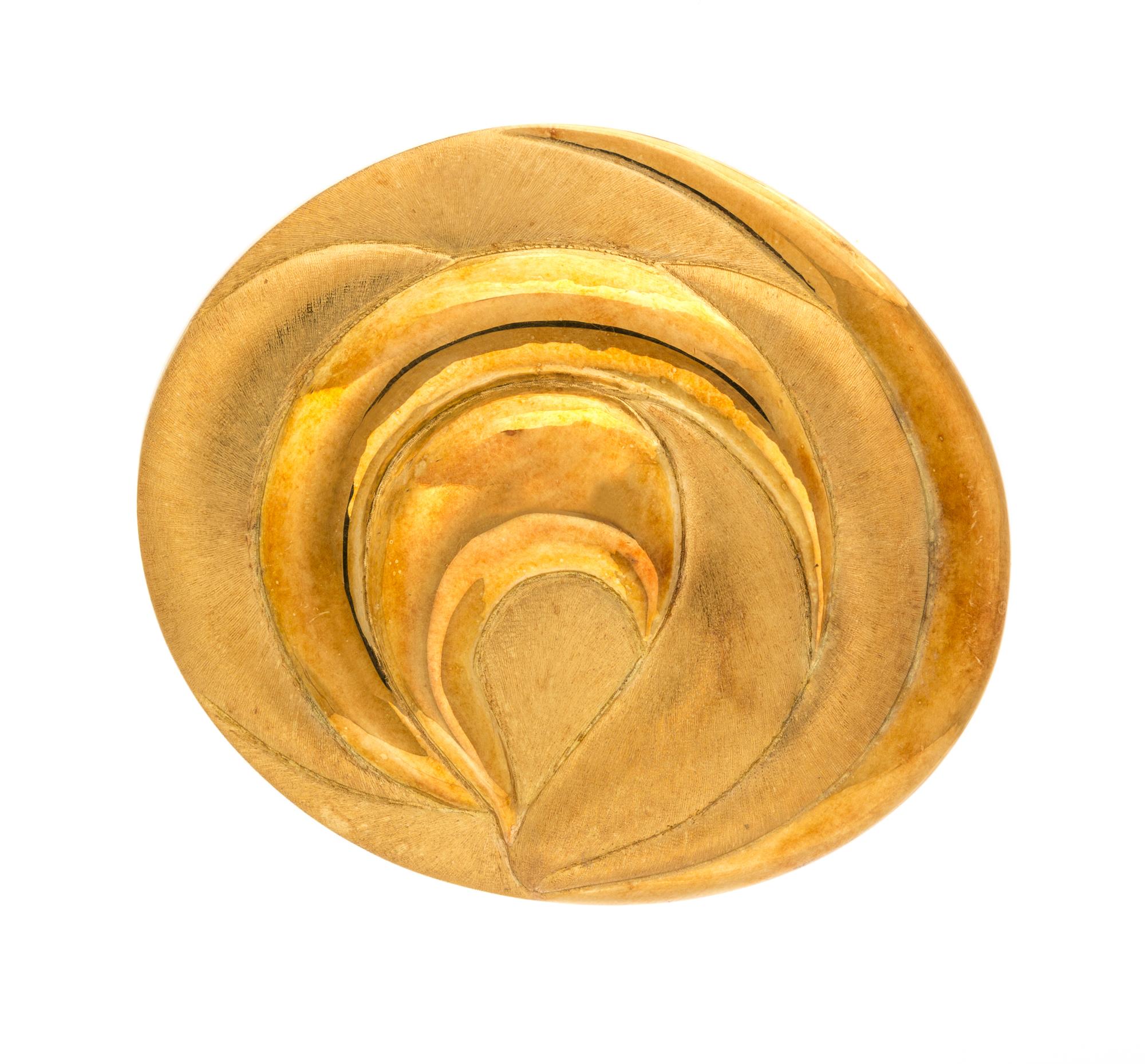 An 18 Karat Yellow Gold Brooch, Burle Marx, 19.80 dwts.