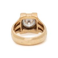DIAMOND AND YELLOW GOLD RING