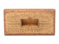 A Salesman Sample Advertising Brick