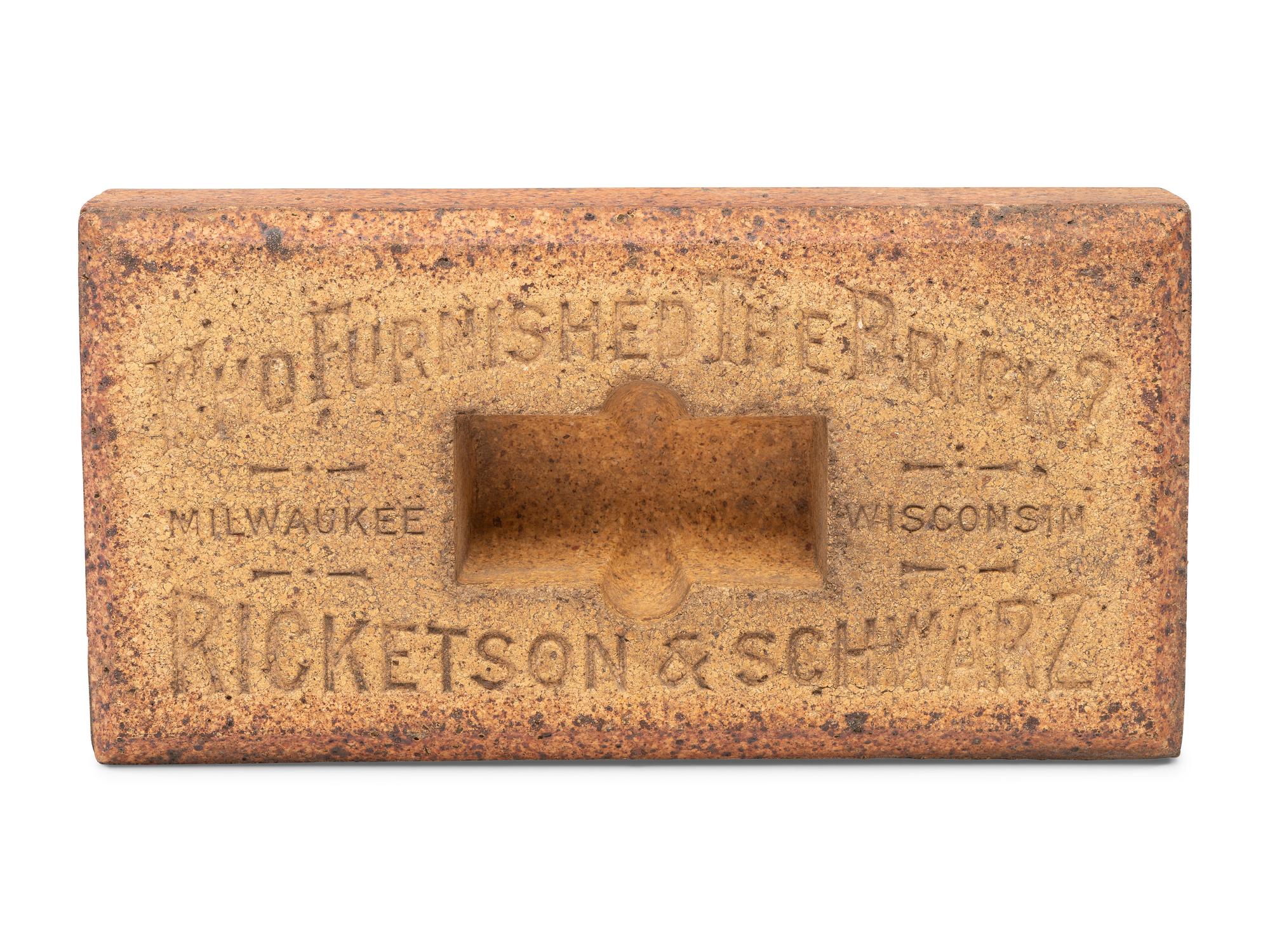 A Salesman Sample Advertising Brick