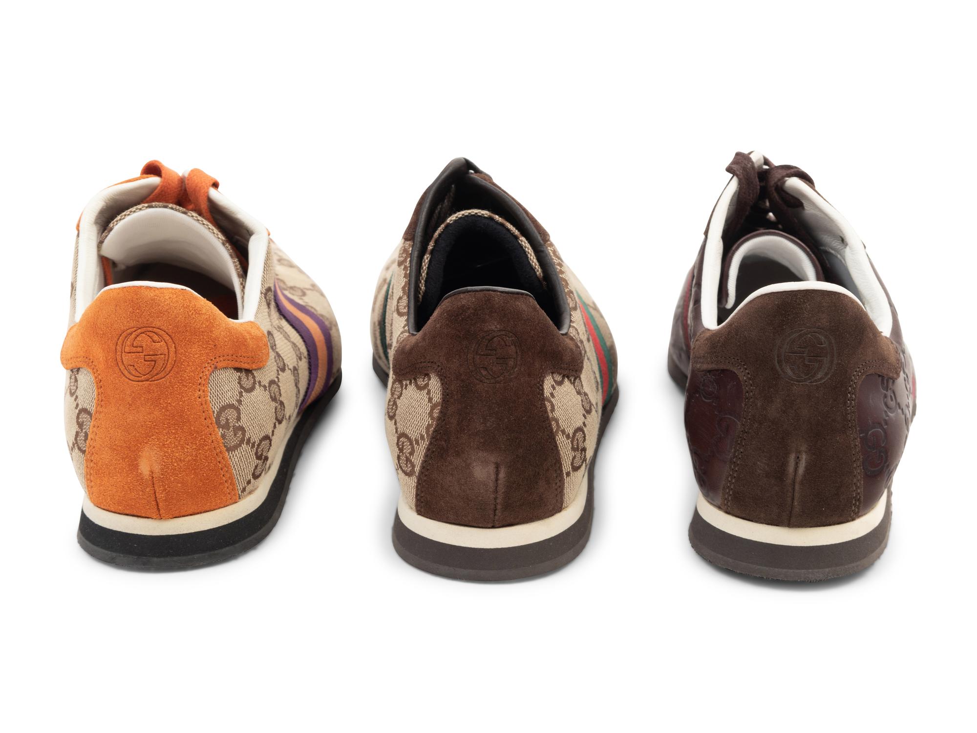 Three Pairs of Gucci Sneakers, 2000s