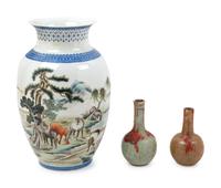 Three Chinese Porcelain Vases