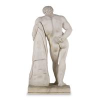 A Large Carved Marble Model of the Farnese Hercules