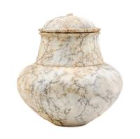 A Large Italian Alabaster Vase Height 12 inches. — 19TH CENTURY