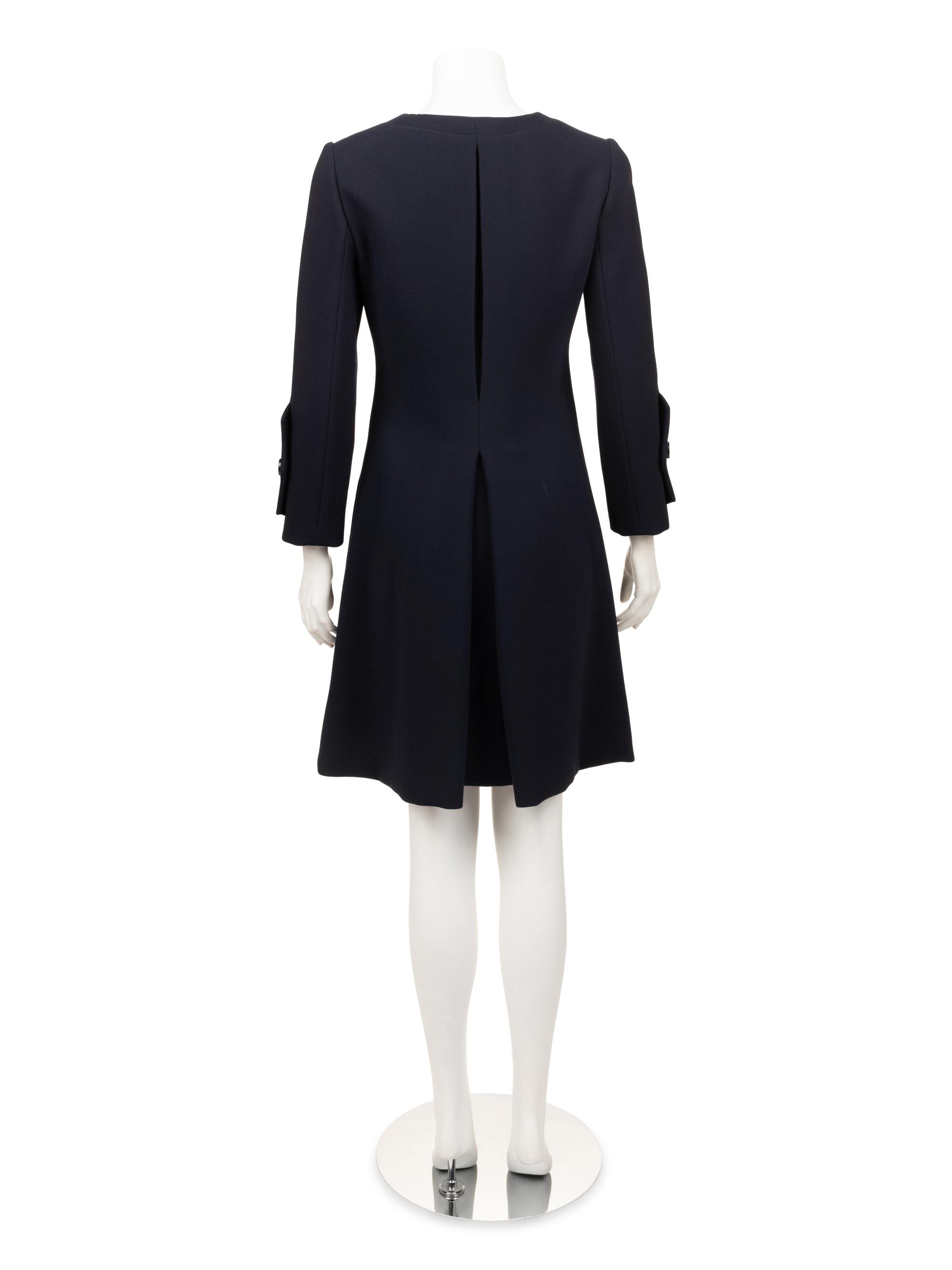 Galanos Wool Crepe Coat, 1960s