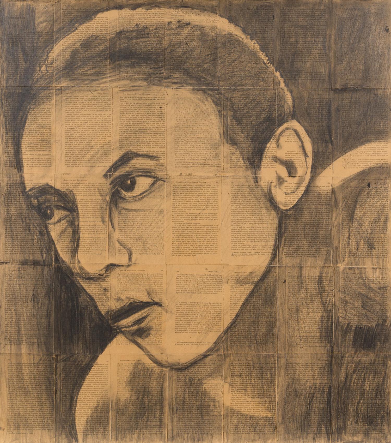 Tim Rollins and K.O.S., (American, b. 1955), Portrait of Jesse Owens, 1999