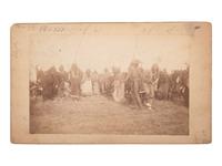 [NATIVE AMERICANS]. MOONEY, James (1861-1921), photographer. A collection of 10 photographs from Mooney’s pioneering investigations of the Ghost Dance and other Native American Circle Dances. Ca 1892-1893.