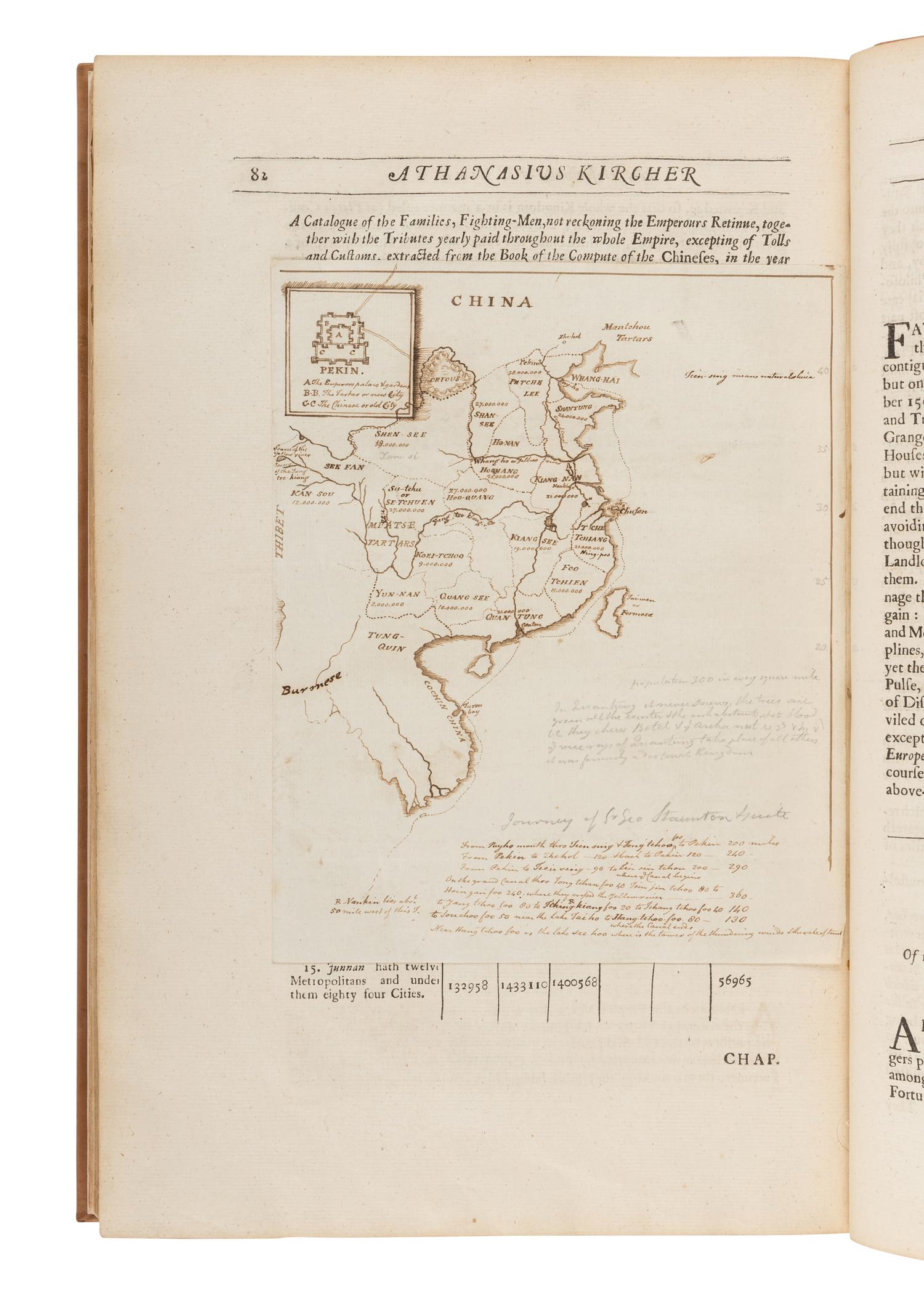 OGILBY, John (1600-1676), translator. NIEUHOFF, Jan (1640-1672). An Embassy from the East-India Company of the United Provinces, to the Grand Tartar Cham Emperour of China . London: John Macock, 1669.