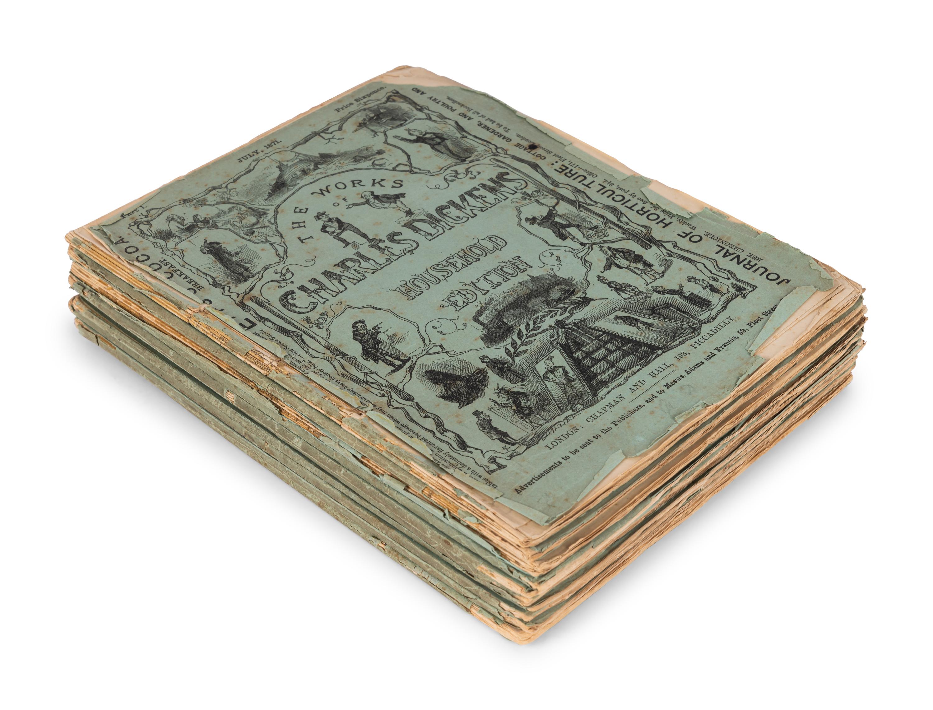DICKENS, Charles (1812-1870). The Works of Charles Dickens. "Household Edition ." London: Chapman and Hall, July 1871 - January 1880.