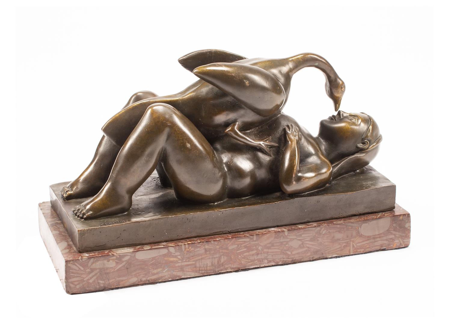 A Continental Bronze Figural Group Width of bronze 14 inches.