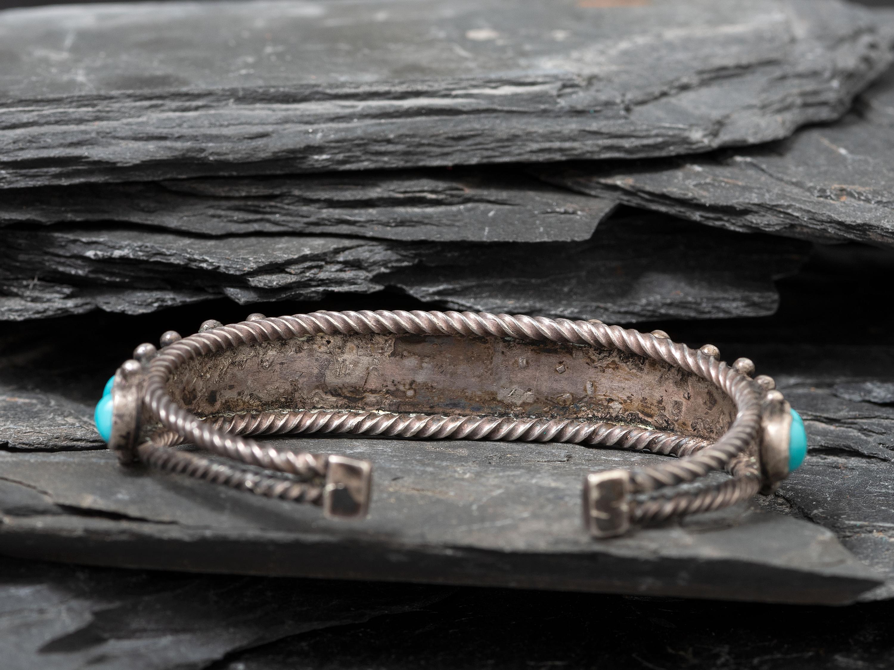 Navajo Slender Cuff Bracelet, Collected by Hoffman Birney (1891-1958)