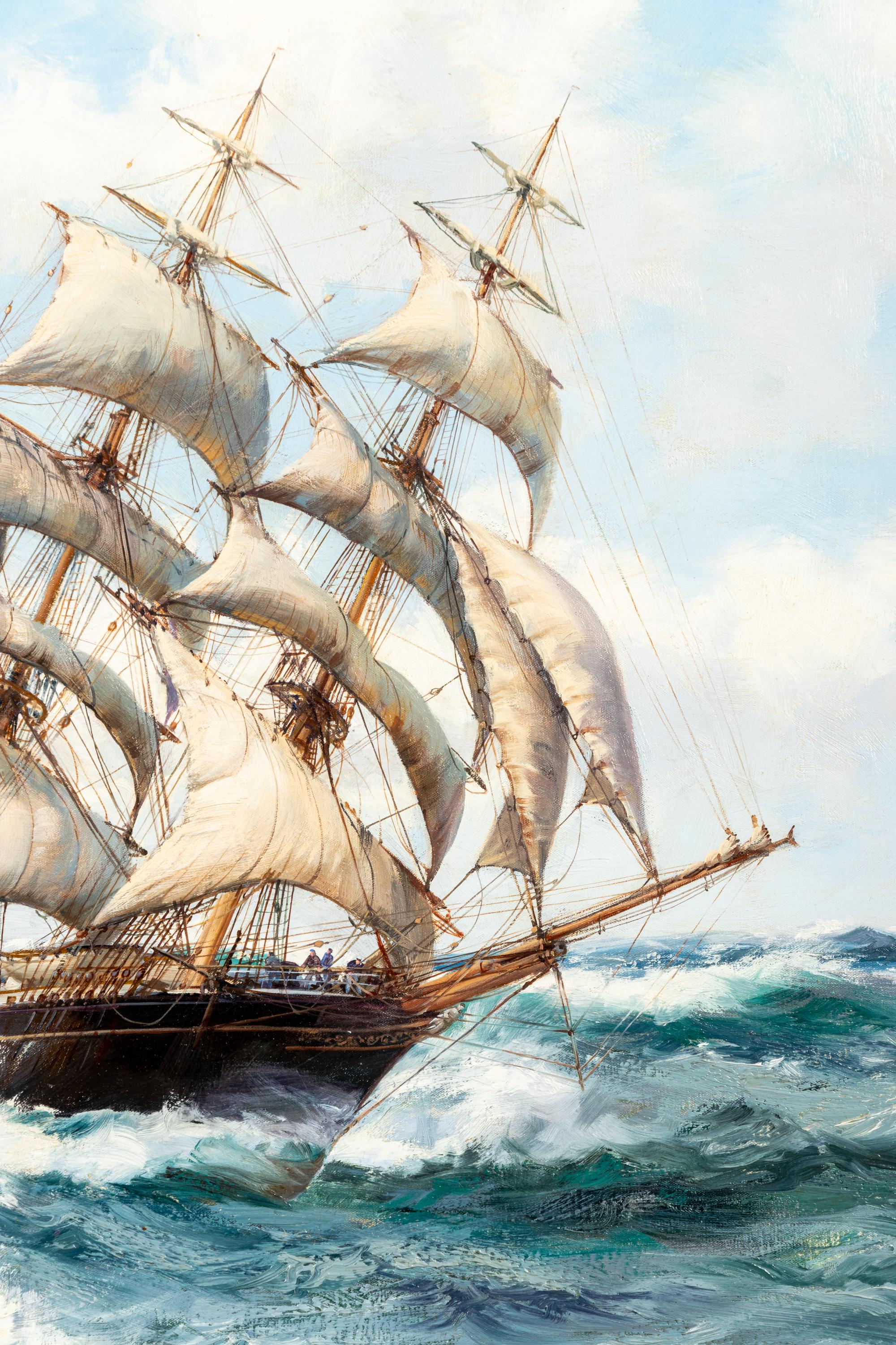 In the Trough of the Waves, the Clipper Oberon